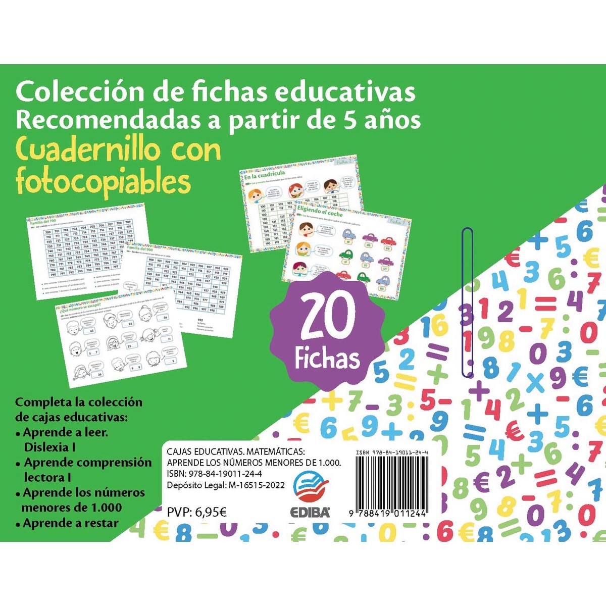 Cajas Educativas. Matemáticas: Números menores a 1000. (Capa mole) 2