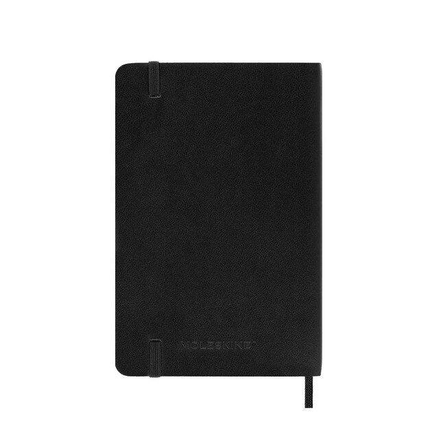 Agenda pocket 2023 día página tapa blanda Moleskine negro inglés