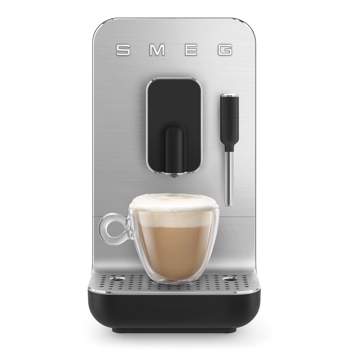 Máquina de Café Expresso Automática Smeg BCC02BLMEU com Cappuccinador de 1350 W e de 19 bar - Preto Mate Preto-9