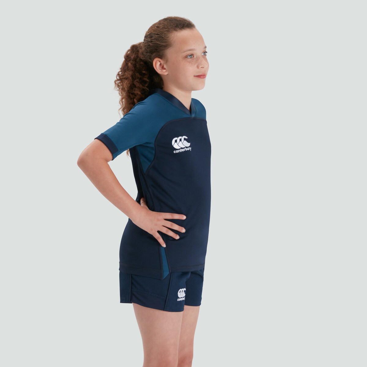 Polo de Criança Evader Azul-marinho-4