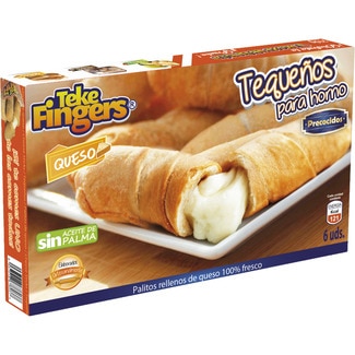 tequeños de queso para horno 6 unidades estuche 190 g - Tekefingers