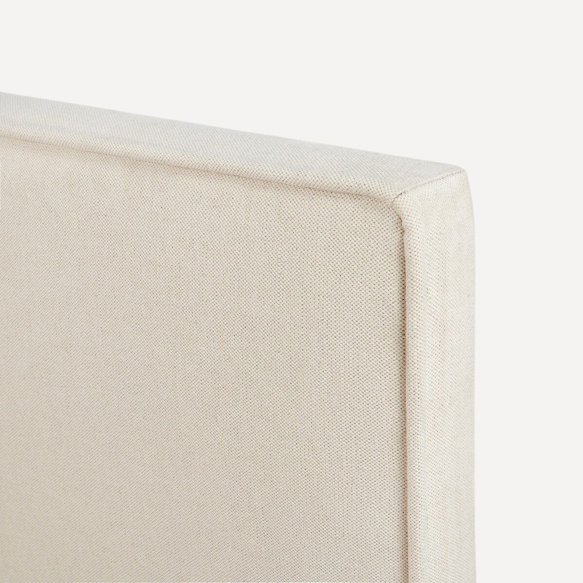 Cabeceira de cama individual estofada Shiraz Síria Cru-2