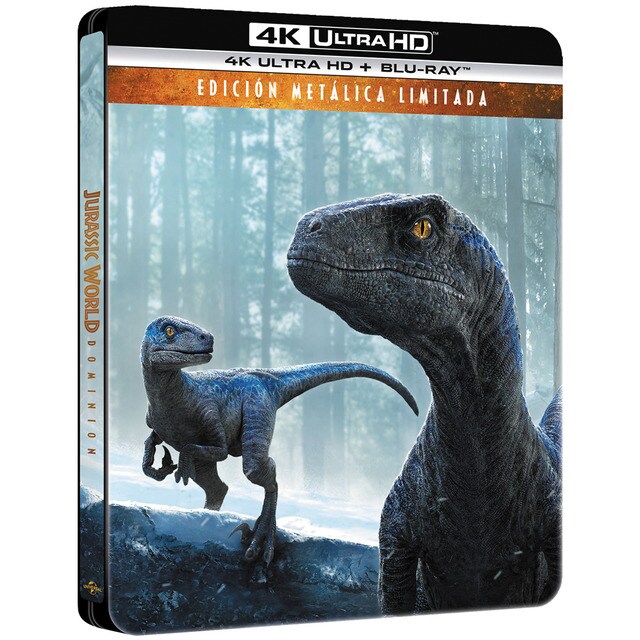 Jurassic World: Dominion (Edición metálica) (4K Ultra HD + Blu-Ray)