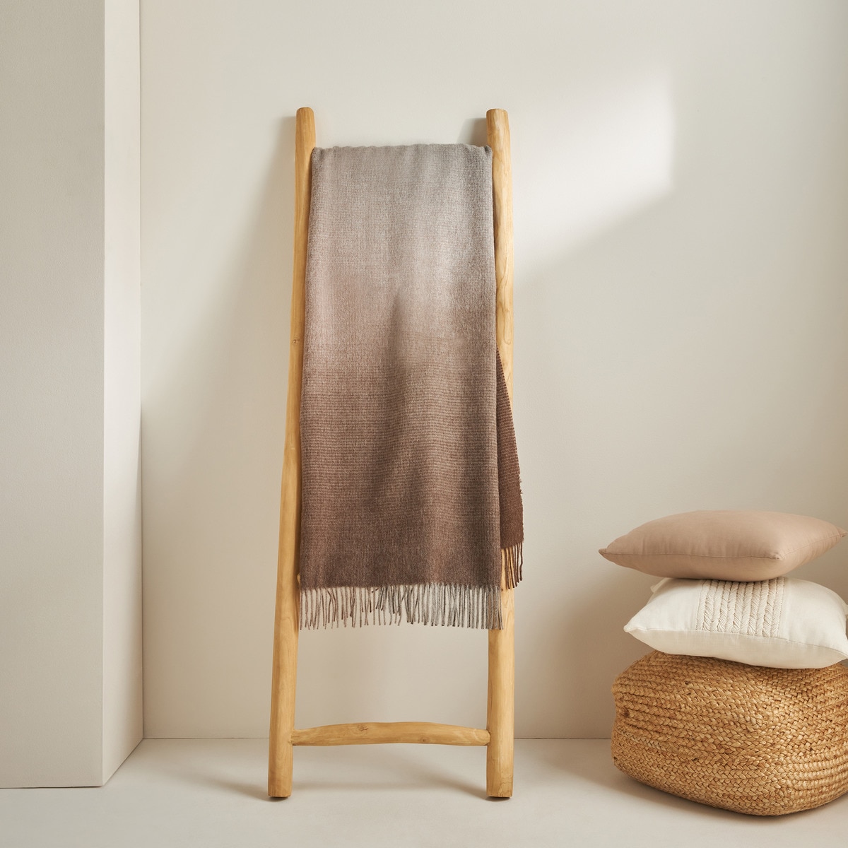 Plaid décoratif en alpaga Lucía