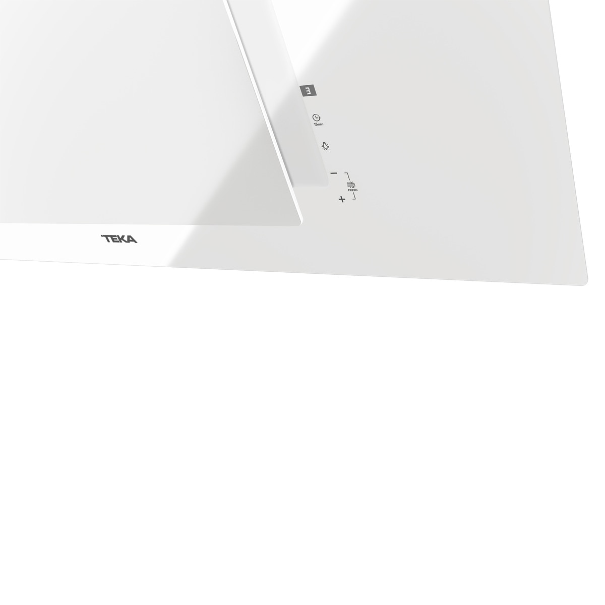 Campana decorativa vertical Teka DVT PRO 98780 90 cm, de aspiración perimetral Cristal / Blanco-8