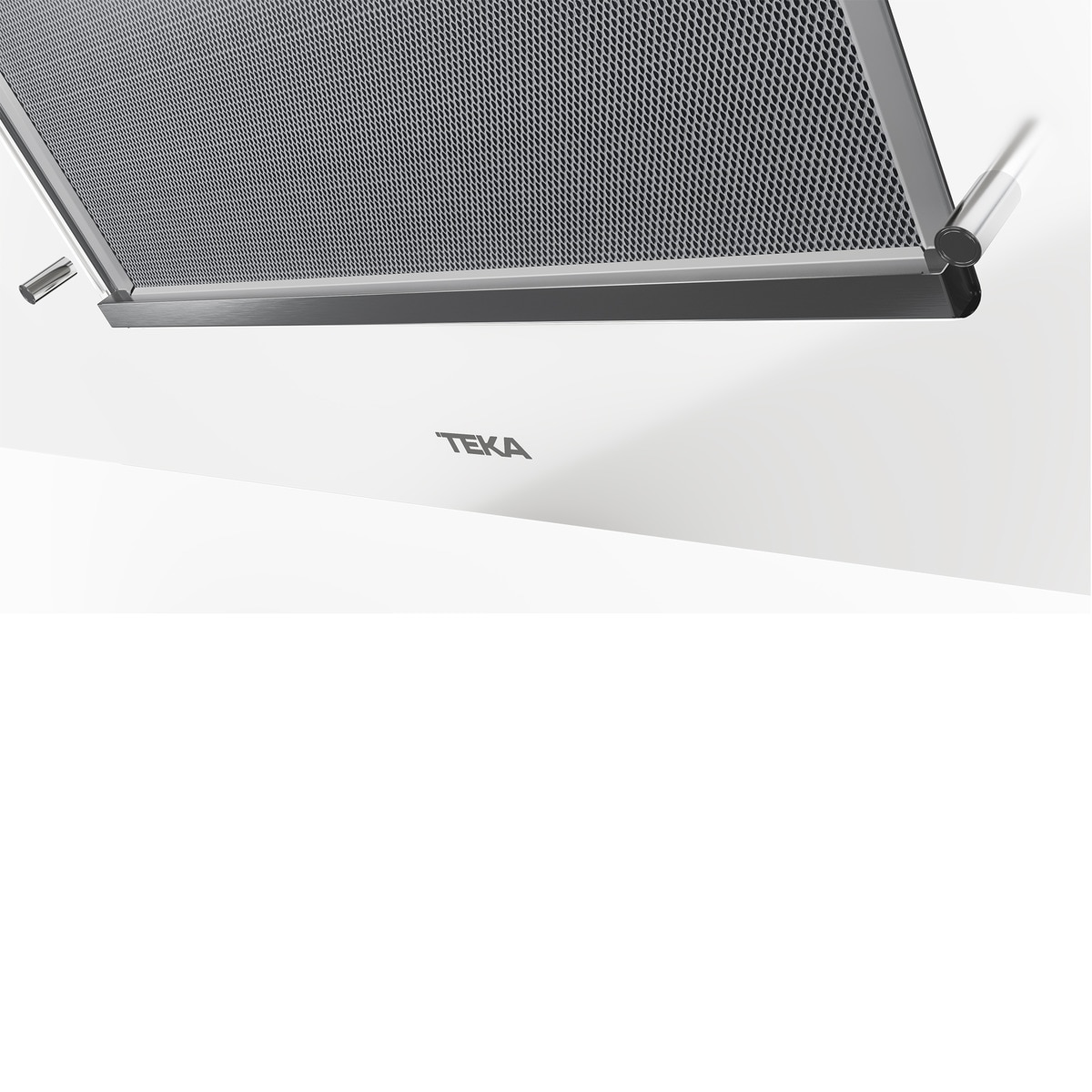 Campana decorativa vertical Teka DVT PRO 98780 90 cm, de aspiración perimetral Cristal / Blanco-10