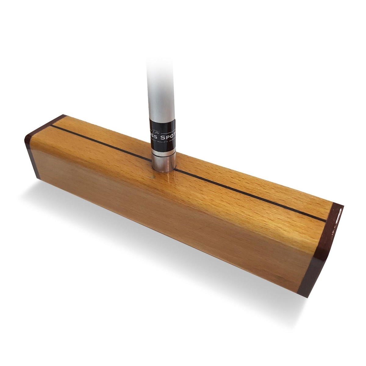 Imagem 0 de Martelo de Croquet Clássico The Brass Spot Federação Espanhola de Croquet com Cabeça de 28 cm de Faia, Topo de Resina Fenólica e Cabo de Alumínio