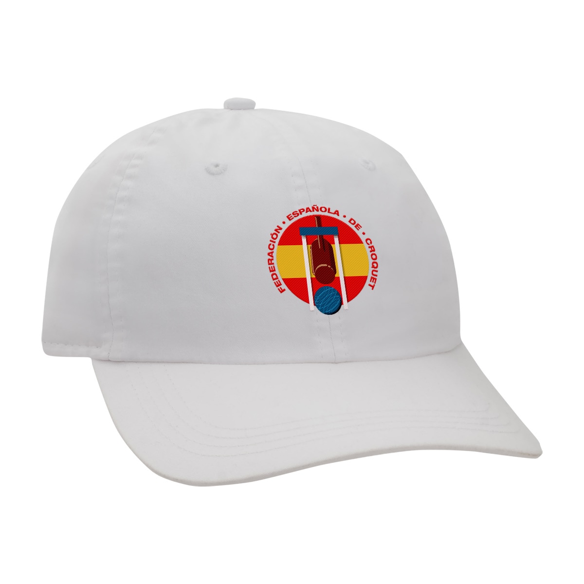 Boné de Homem The Shawmut com Logótipo Federação Espanhola de Croquet Branco-1