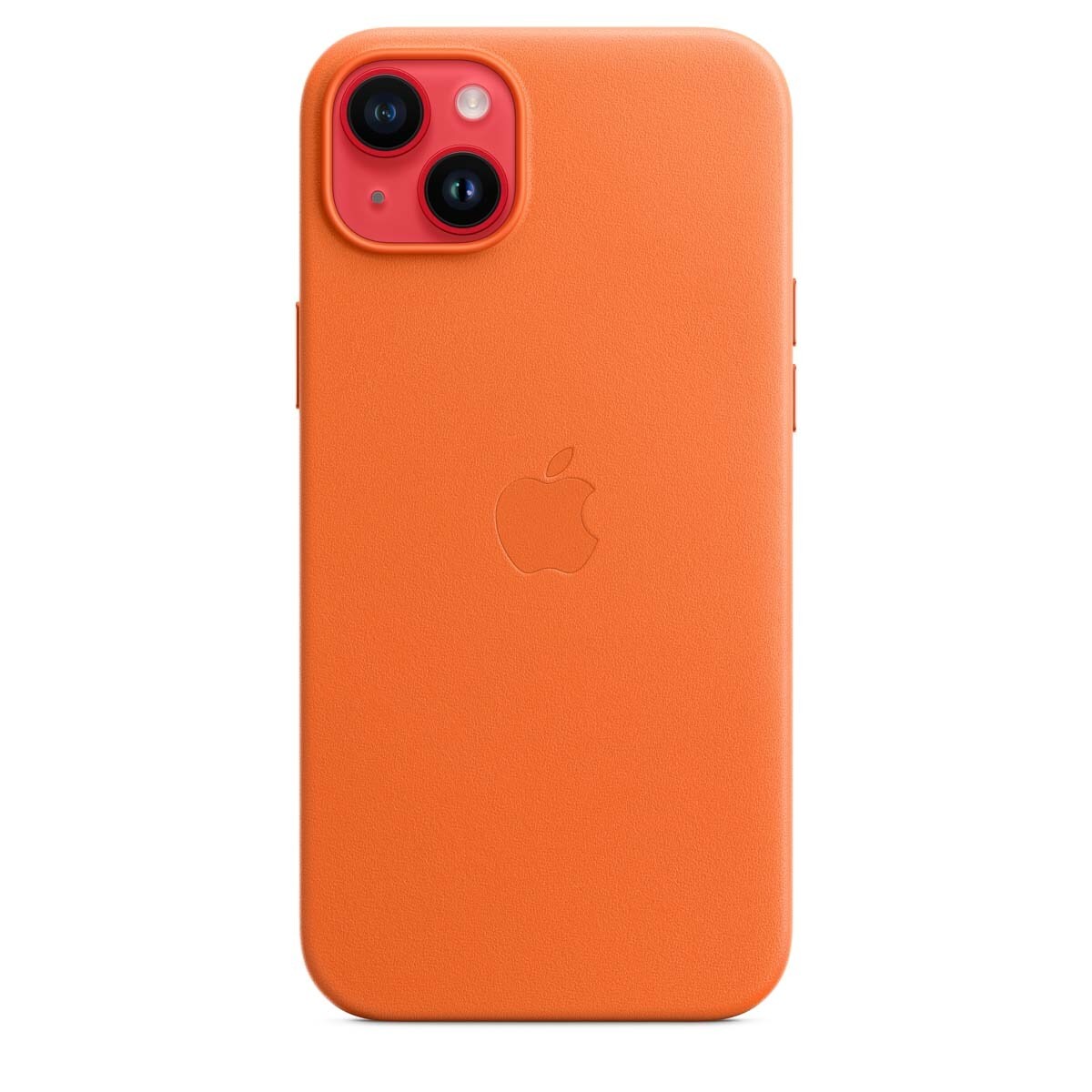 Capa em Pele com MagSafe para iPhone 14 Plus - Orange Orange-5