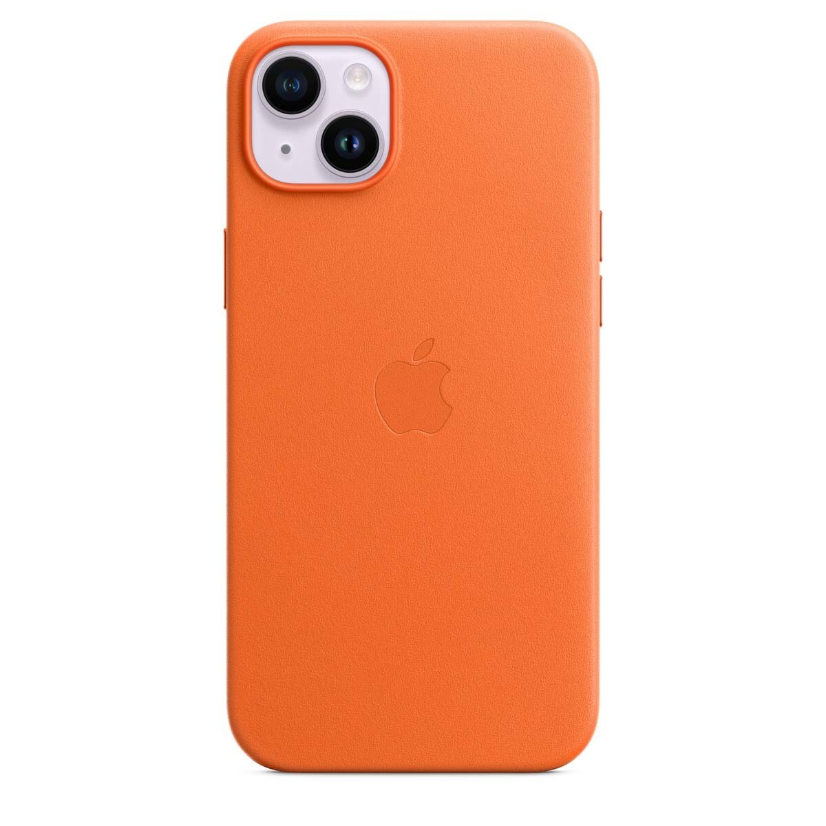Capa em Pele com MagSafe para iPhone 14 Plus - Orange Orange-2
