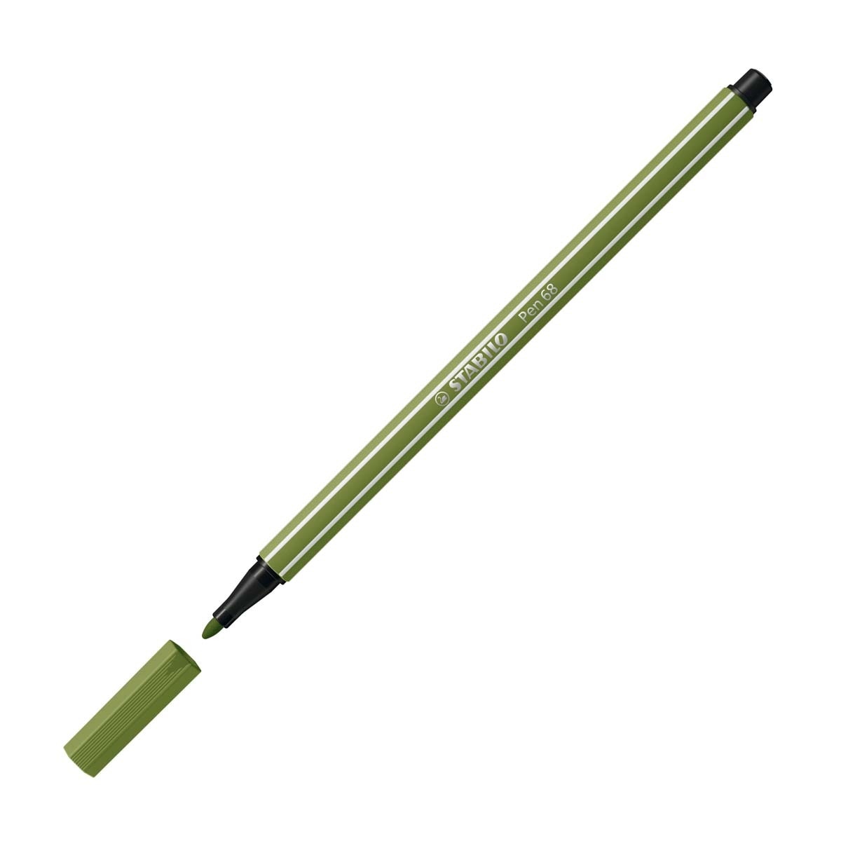 Rotulador premium pen 68 STABILO verde musgo Verde Musgo-2