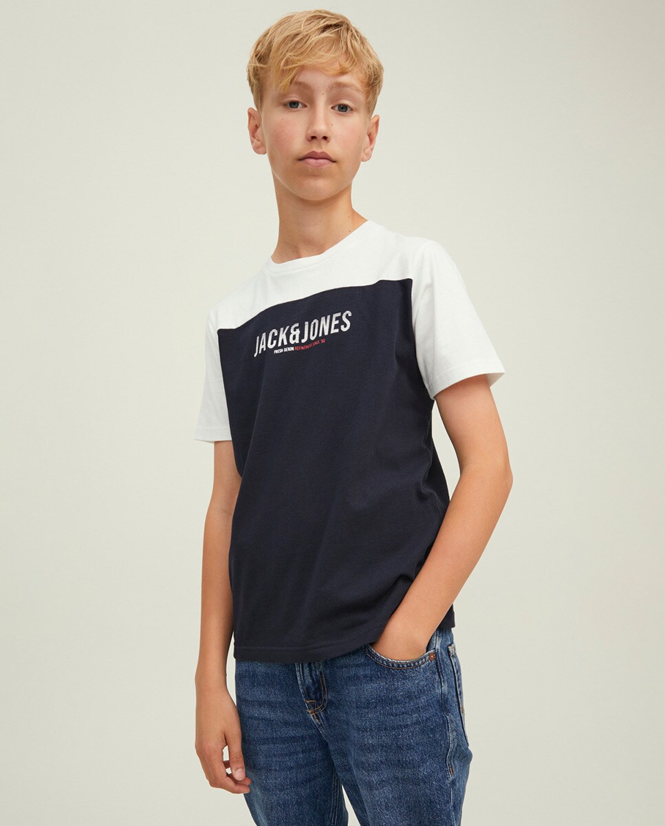 Tshirt à manches courtes color block