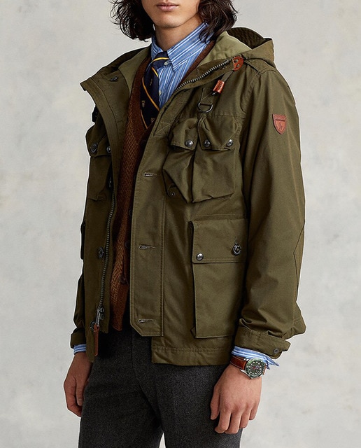 Imagen 0 de Cazadora de hombre algodón verde militar