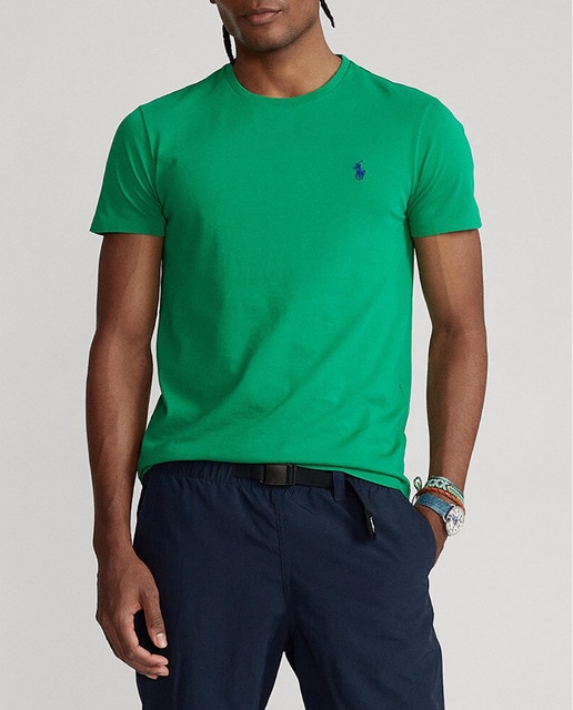 Imagen 0 de Camiseta de hombre verde de manga corta