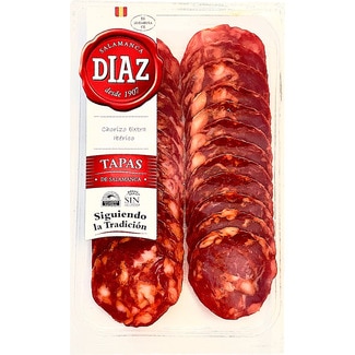 Chouriço Extra Ibérico Fatias unidade 90 g - Diaz