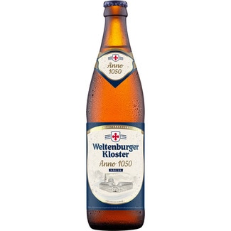Kloster Anno 1050 cerveza rubia alemana de monasterio botella 50 cl - Weltenburger