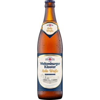 Hefe-Weissbier Hell cerveza rubia de trigo alemana botella 50 cl - Weltenburger