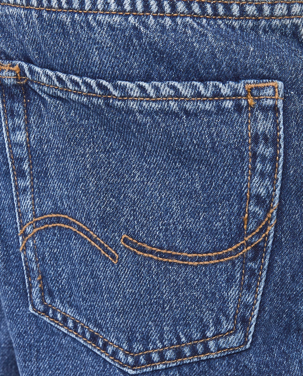 Vaqueros Slim Para Niños Jack & Jones - Corte Ajustado Elástico, 5 Bolsillos, Mezcla Algodón-poliéster