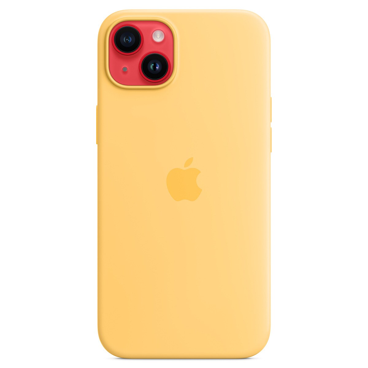 Capa em Silicone com MagSafe para iPhone 14 Plus - Sunglow Brilho Solar-5