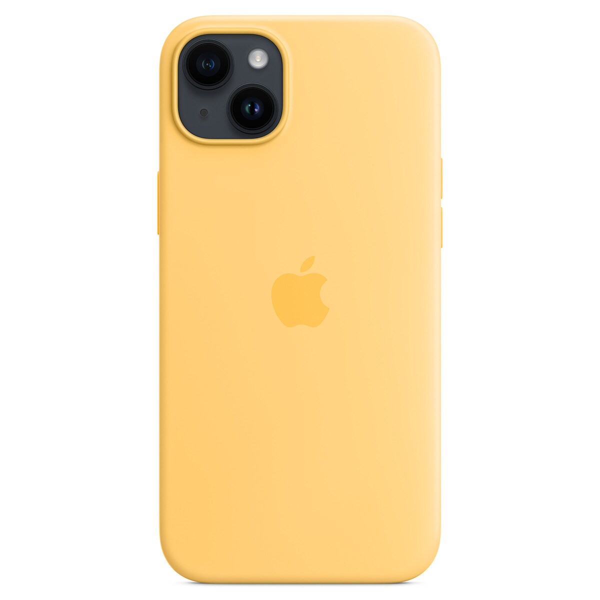Capa em Silicone com MagSafe para iPhone 14 Plus - Sunglow Brilho Solar-3