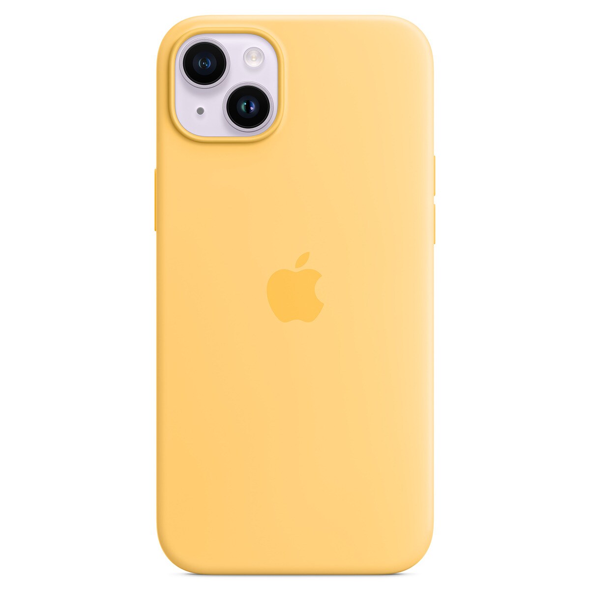 Capa em Silicone com MagSafe para iPhone 14 Plus - Sunglow Brilho Solar-2