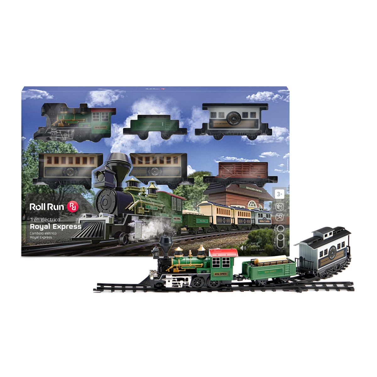 Radio Control Juguettos Tren Infantil Motor Planet Tren De Alta