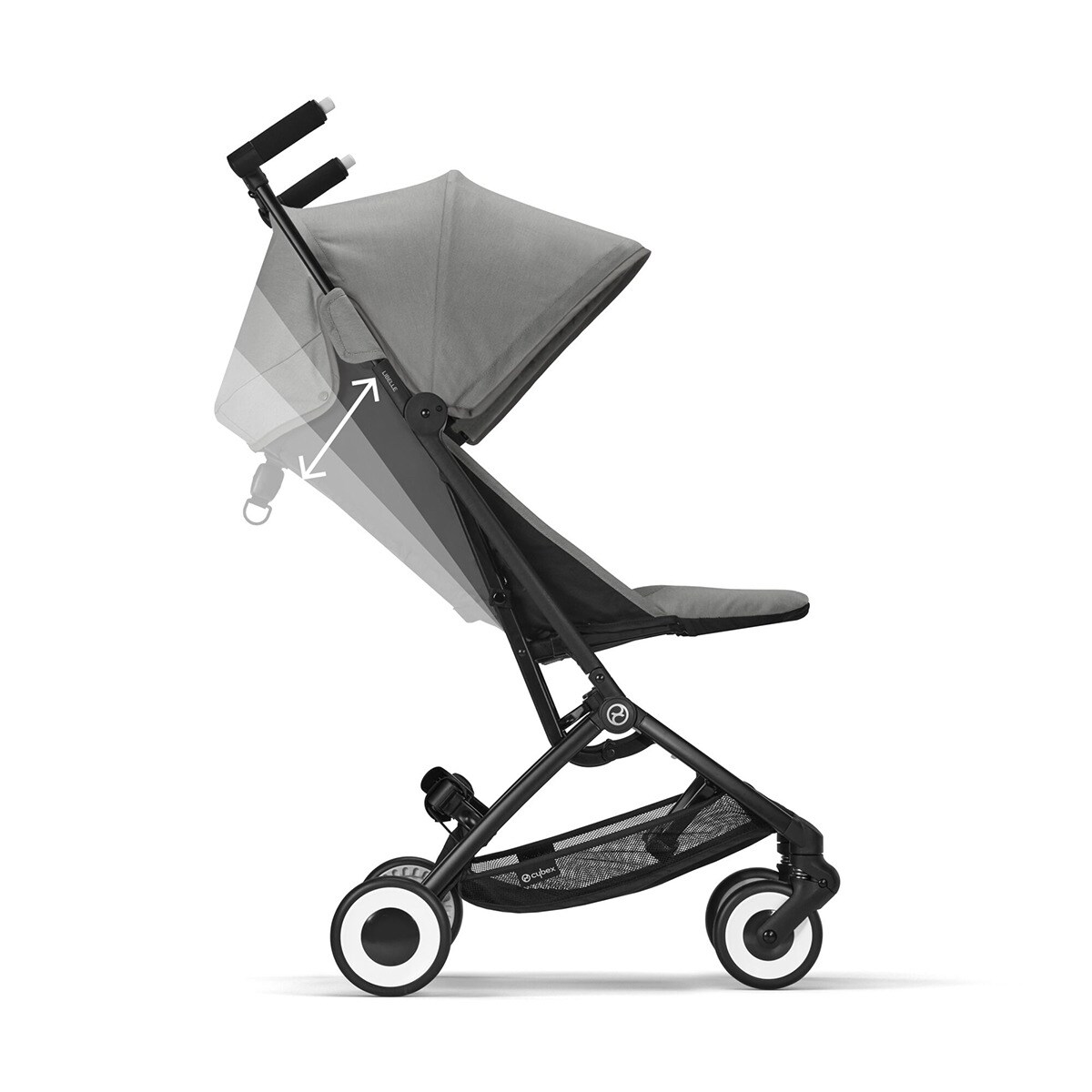 Carro de bebé CYBEX Libelle Travel System con Aton S2 Gris-3