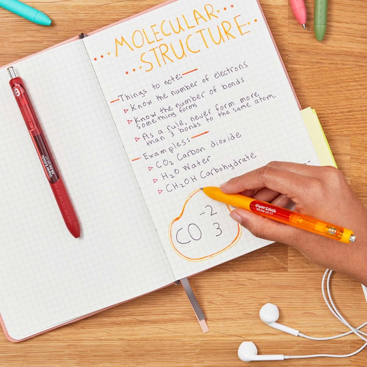Set de 14 bolígrafos inkJoy gel RT Papermate multicolor Multicolor-3