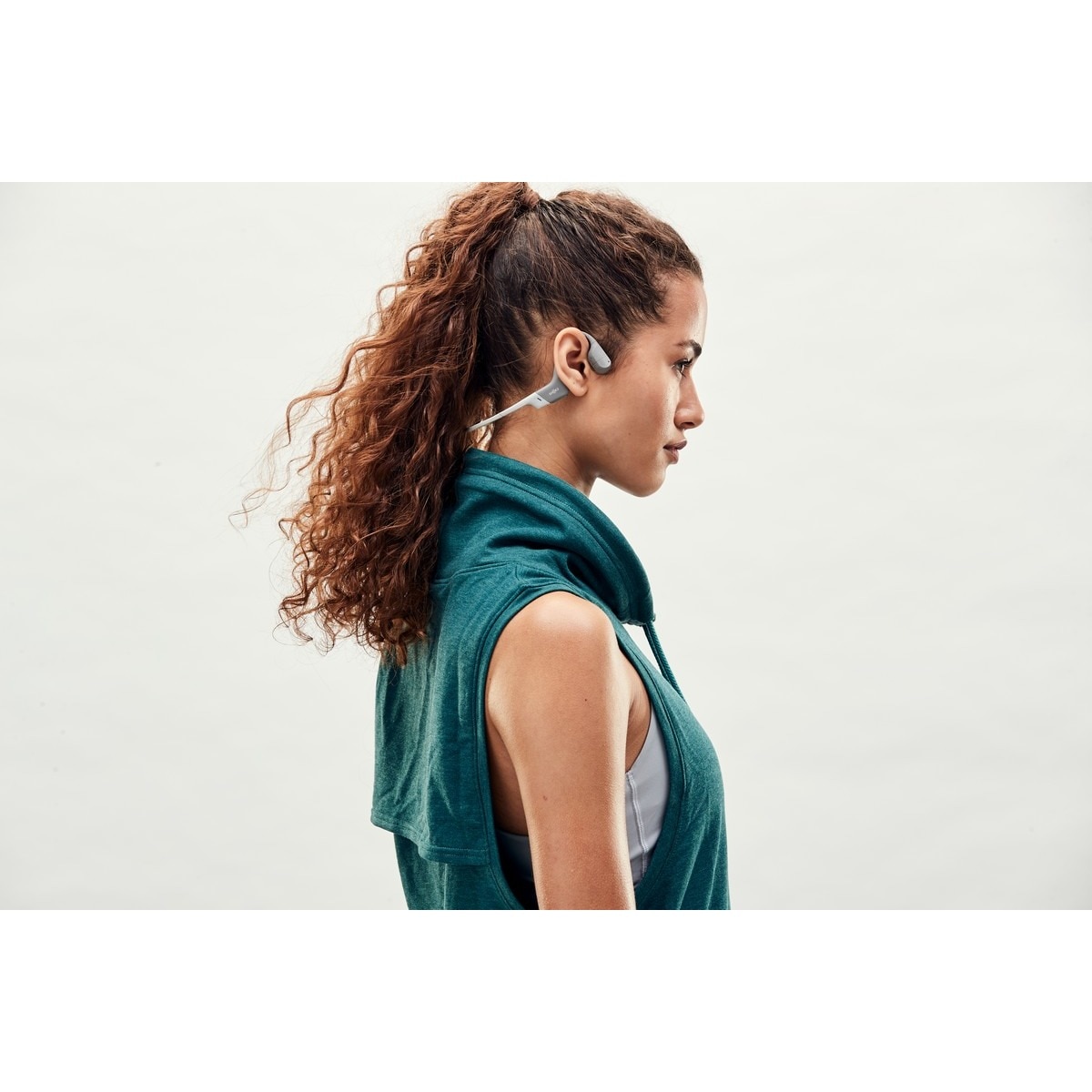 Auriculares Desportivos de Condução Óssea Sem Fios OpenMove Cinzento-11