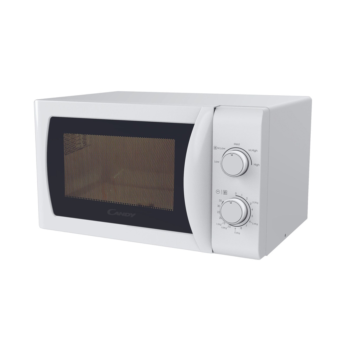 Microondas Candy 20 litros y 5 niveles de potencia, Idea - CMW20SMW Blanco-2