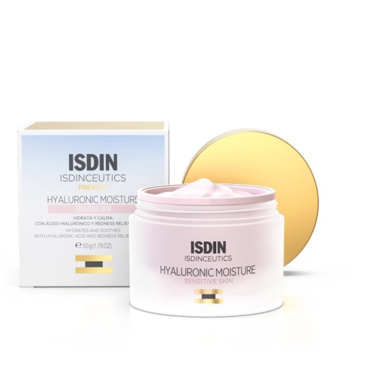 Imagem 0 de Creme Hidratante Hyaluronic Moisture Sensitive Pele Sensível Isdinceutics - 50 g