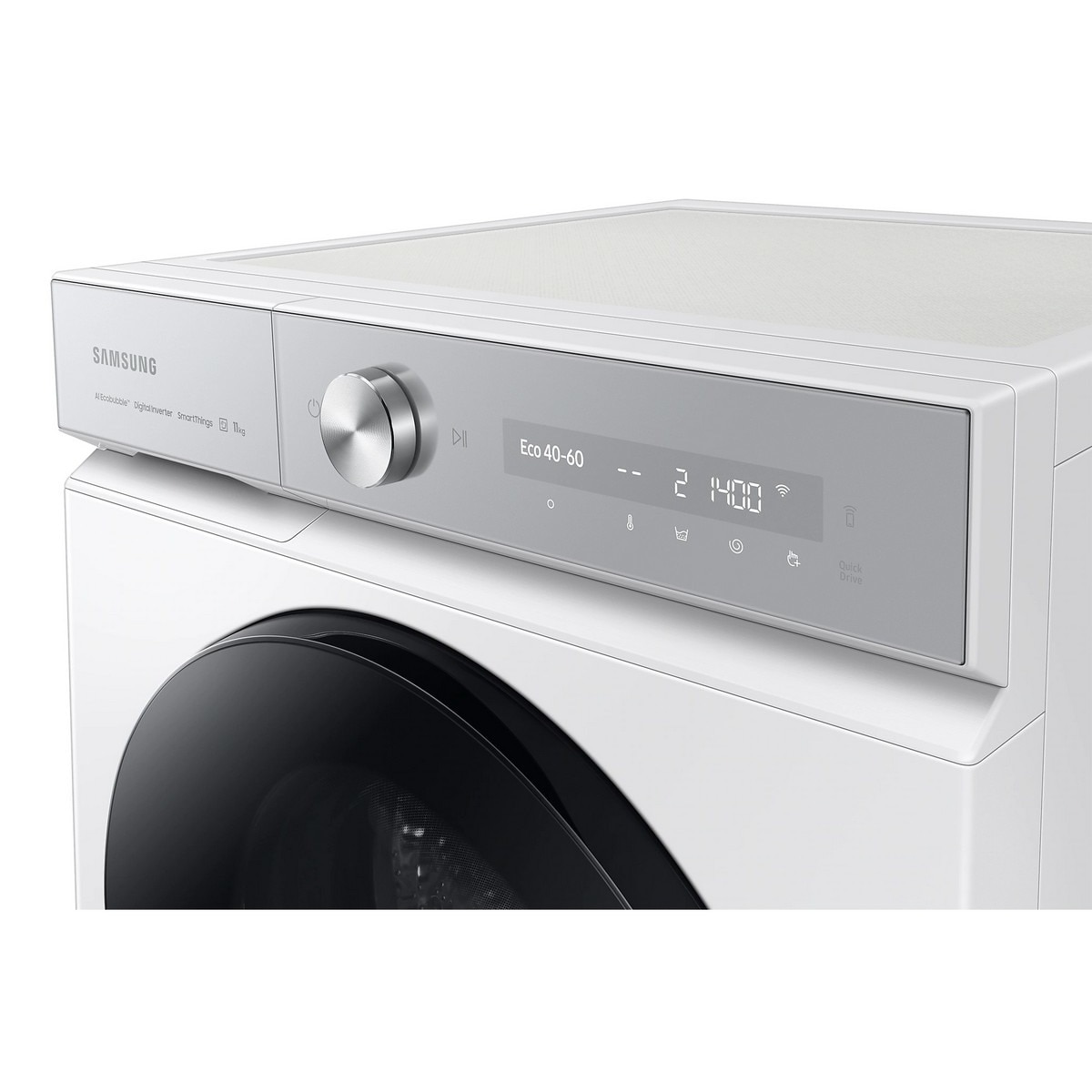 Máquina de Lavar Roupa Samsung WW11BB944DGHS3 Bespoke IA com AI Ecobubble™ e SpaceMax™ Carga Frontal de 11 Kg e 1400 rpm - Branco Branco-6