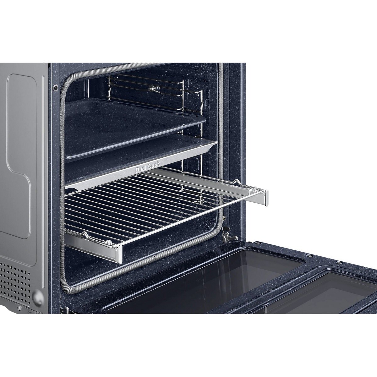 Forno Dual Cook Flex? Samsung Bespoke NV7B4550VAK Pirolítico com Ligação Wi-Fi e de 76 Litros - Preto Preto-5