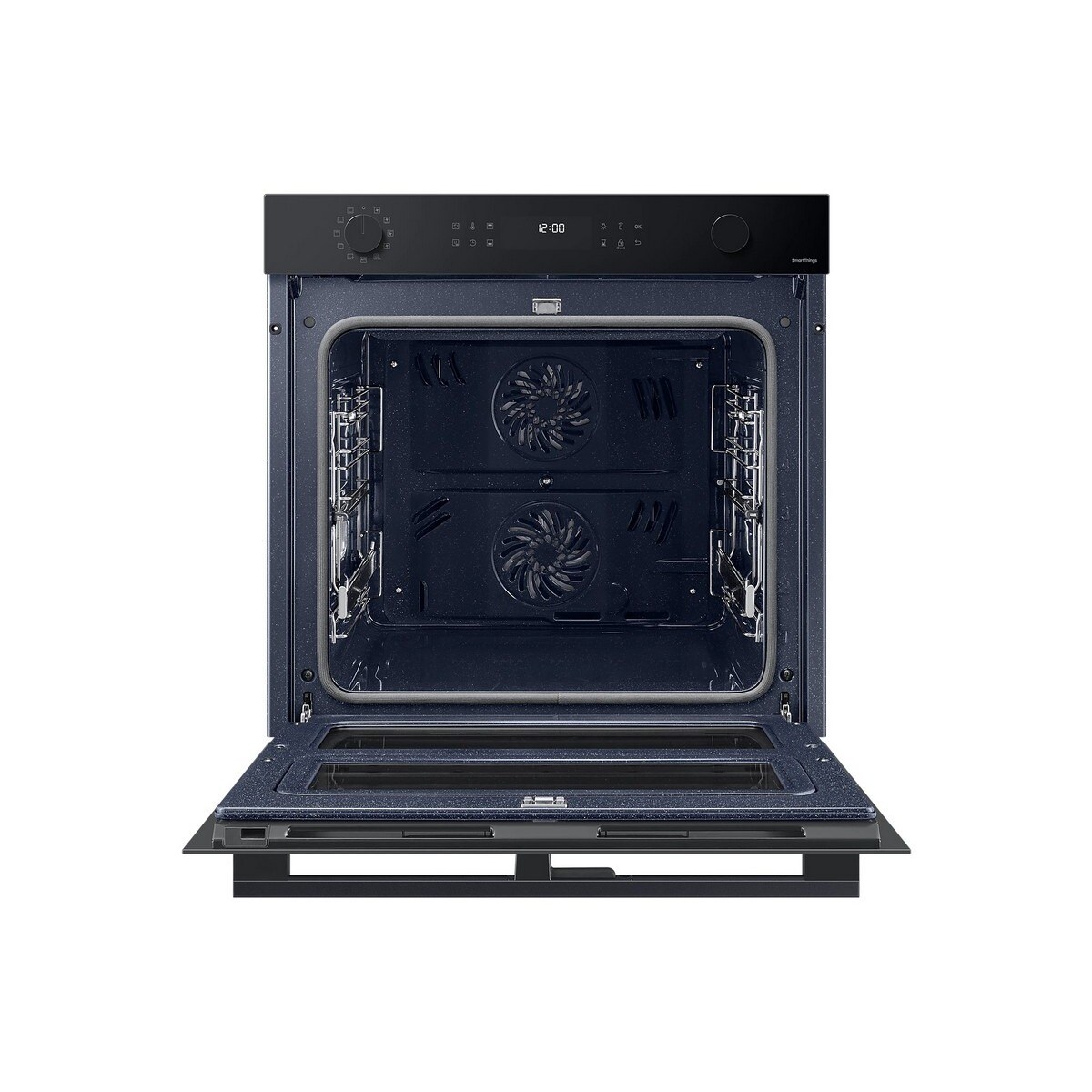 Forno Dual Cook Flex? Samsung Bespoke NV7B4550VAK Pirolítico com Ligação Wi-Fi e de 76 Litros - Preto Preto-2
