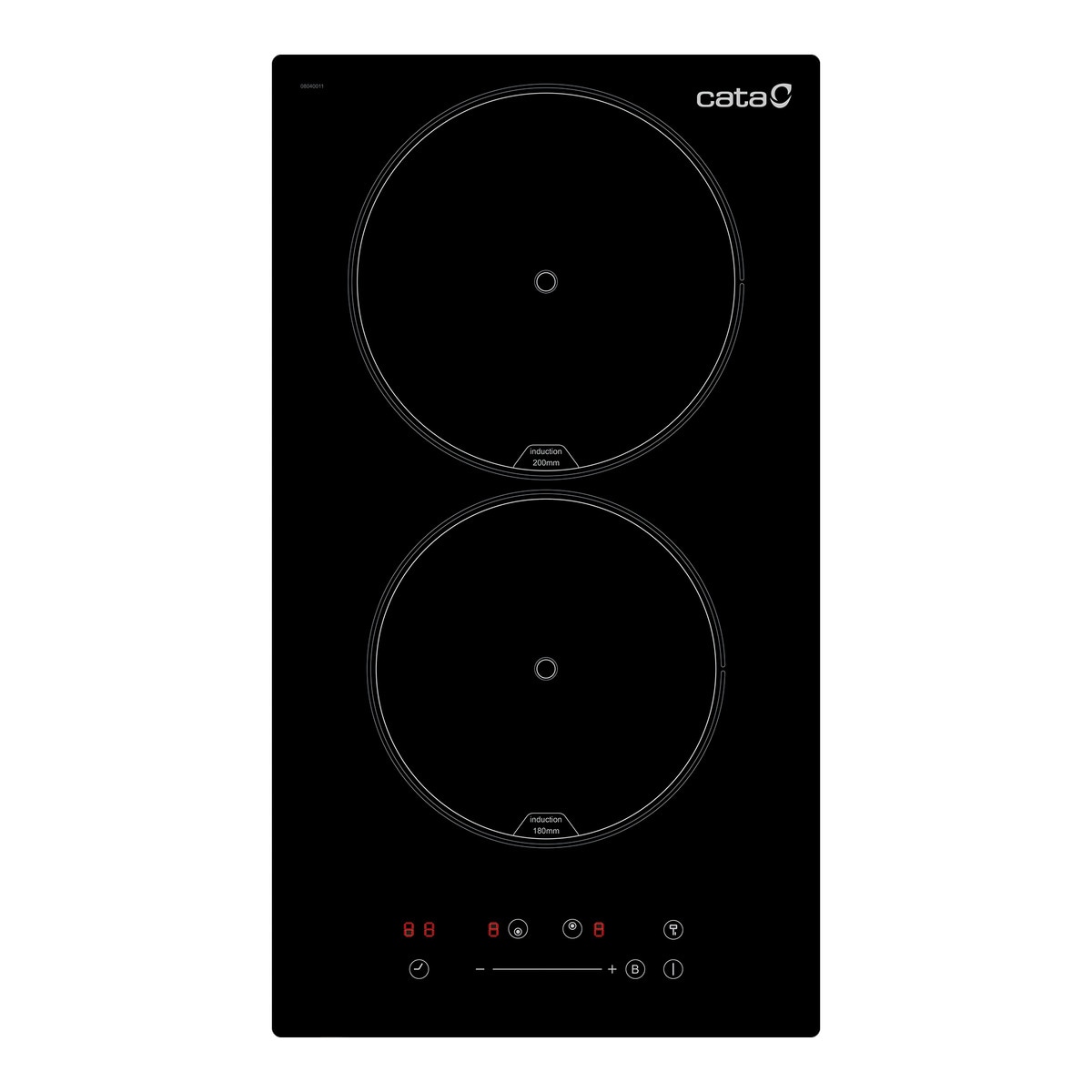 Imagen 0 de Placa modular de inducción Cata con 2 zonas de cocción - ISB 3102 BK /A