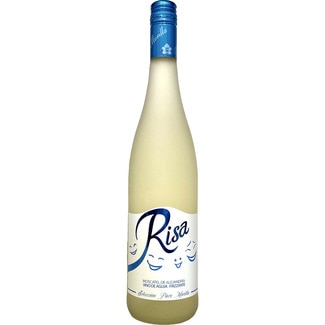 vino blanco de aguja semi dulce de moscatel de Alejandría botella 75 cl - Risa