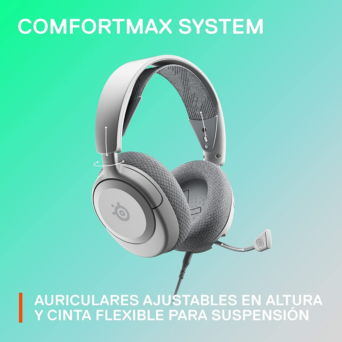 Auscultadores Arctis Nova 1 Branco-7