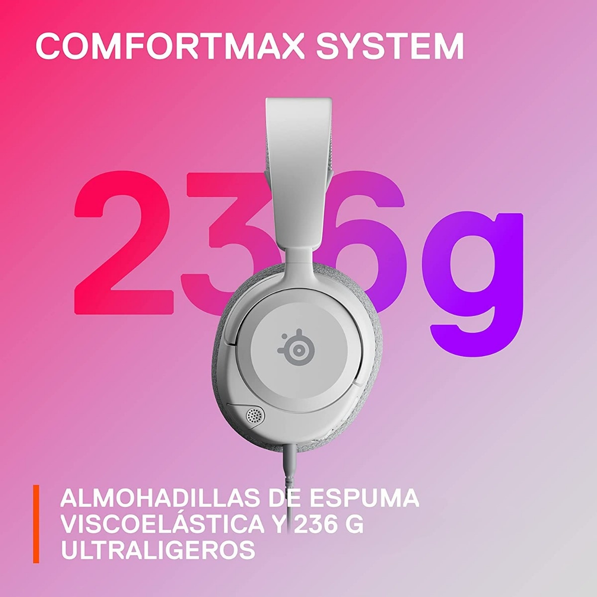 Auscultadores Arctis Nova 1 Branco-6