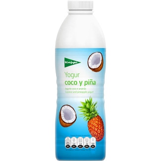 yogur líquido con coco y piña sin gluten botella 1 l - El Corte Ingles