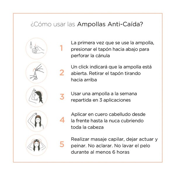 Premium-Ampulle zur Stärkung des Haars und effizientem Schutz vor Haarausfall 10 ml