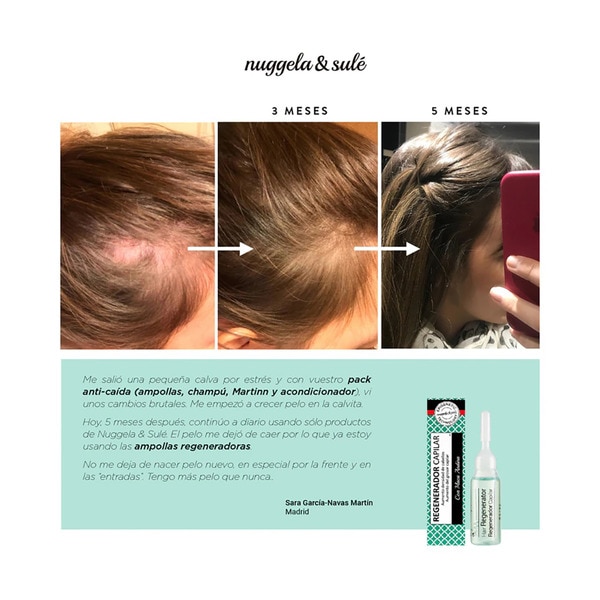 Hair regenerator with Andean Maca ampoules 10 ml