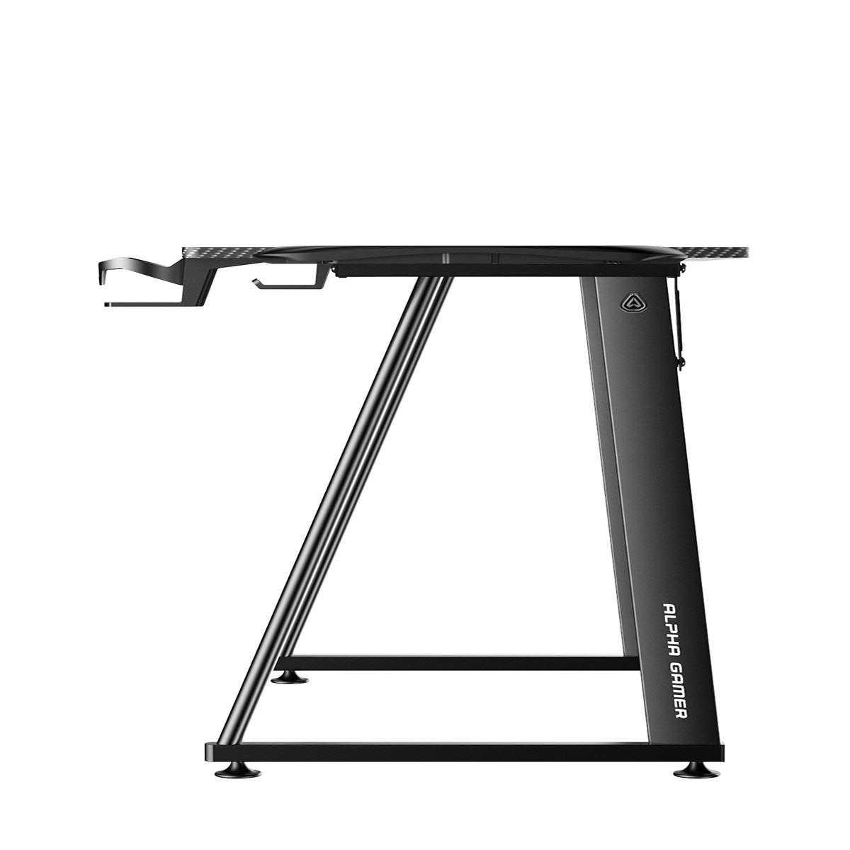 Mesa Gaming Alpha Gamer Auri RGB Gaming Station - Preto Preto-6