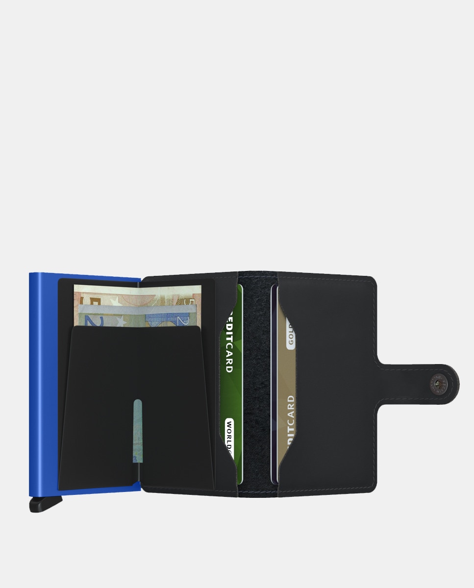 Carteira Antirroubo com Proteção RFID e em Pele - Preto Preto-3