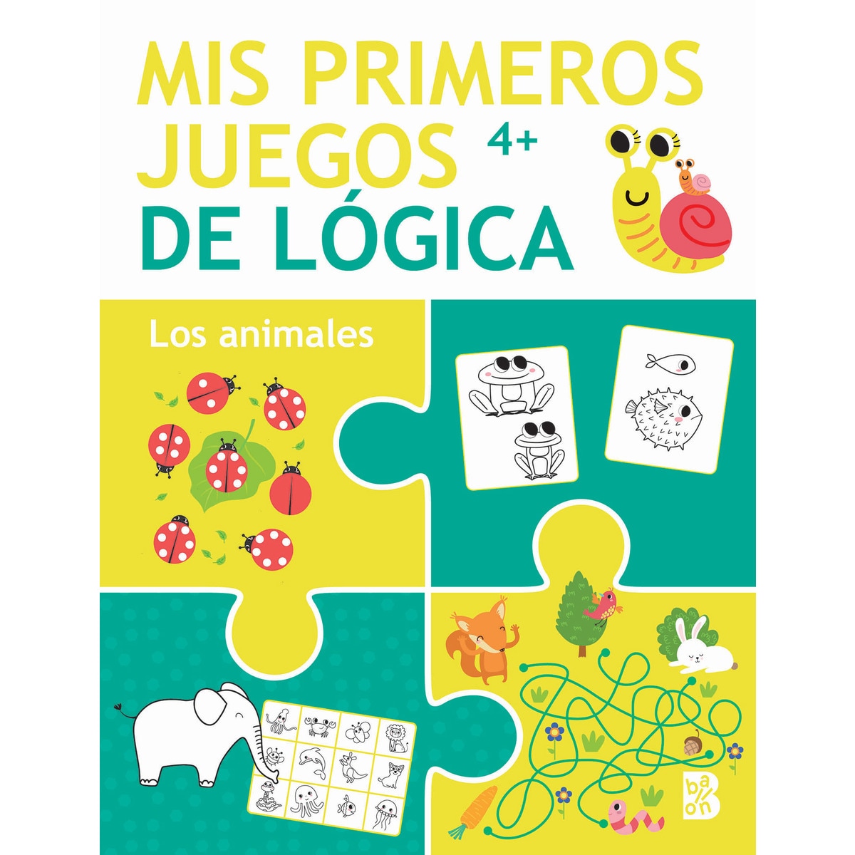 MIS PRIMEROS JUEGOS DE LÓGICA +4 LOS ANIMALES (Capa mole) 1