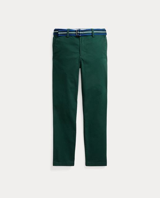 Imagen 0 de Pantalón de niño en verde slim fit