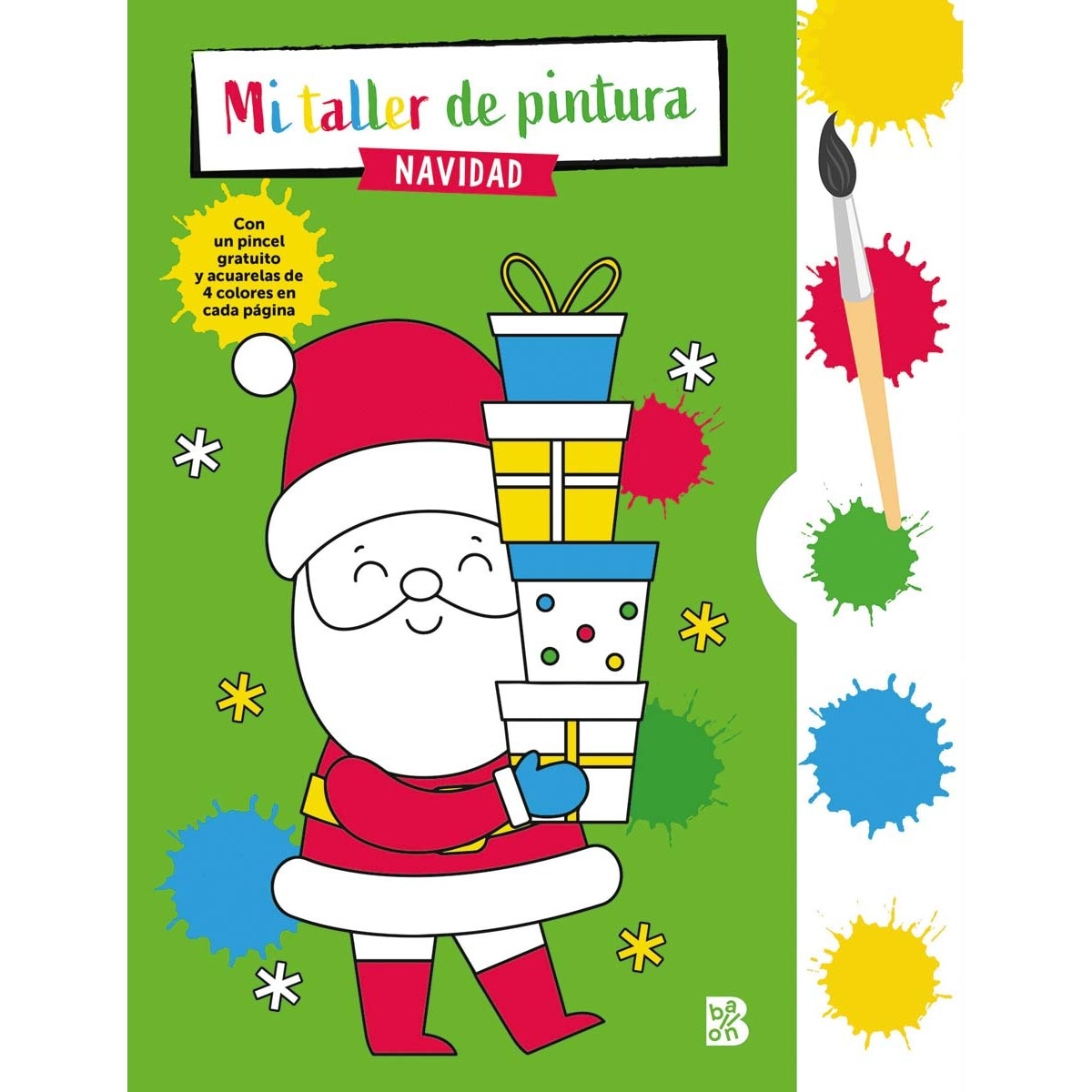 Imagen 0 de PINCEL Y ACUARELAS - NAVIDAD  (Tapa dura)