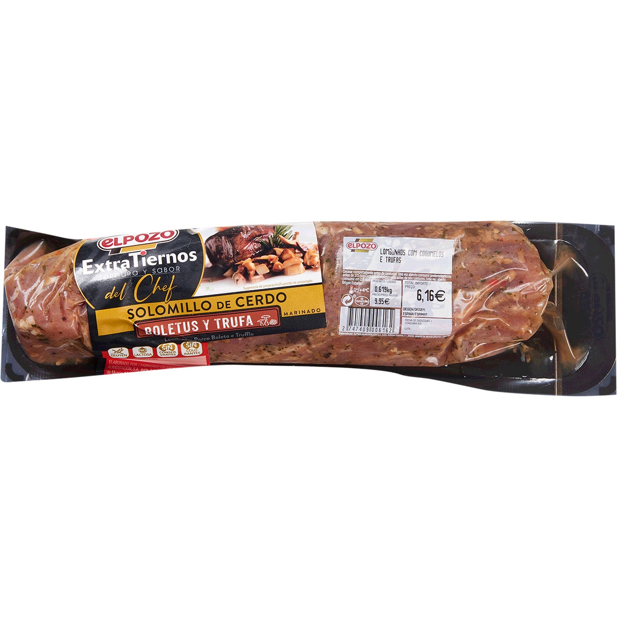 Lombinho com Boletus Extratenro ao peso 1 kg