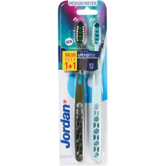 Escova de Dentes Ultralite Medium pack 2 unidades - Jordan