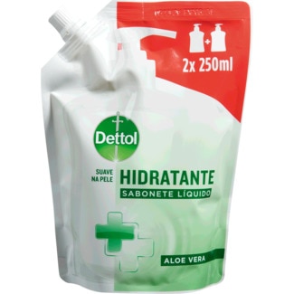 Sabonete Liquido Hidratante Aloe Vera embalagem 500 ml - Dettol