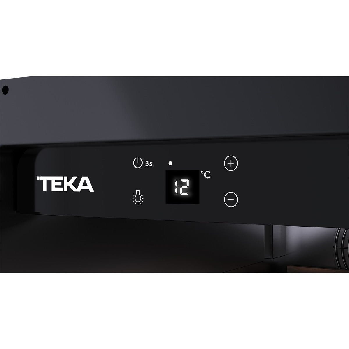 Vinoteca Teka con capacidad para 20 botellas - RVU 10020 Cristal negro-8